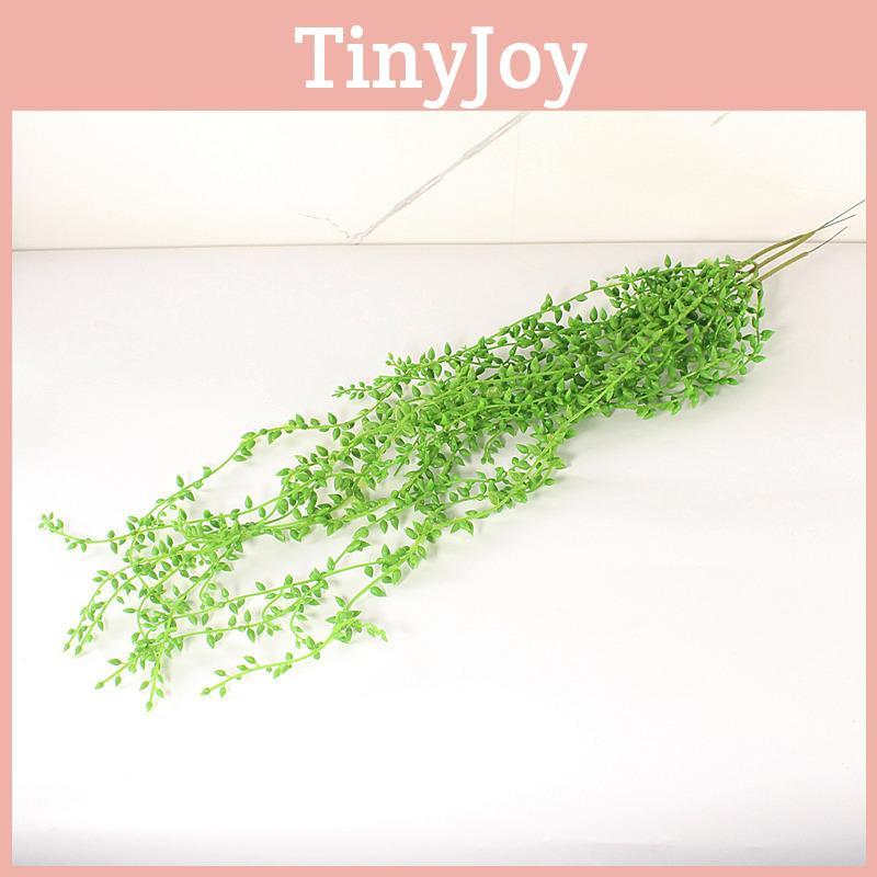 Wall Rowleyanus Senecio Hanging Basket Decoration Plastic Flower Vine