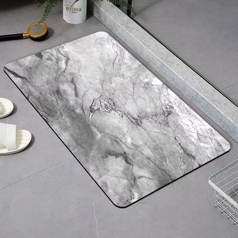 Simple Diatom Mud Anti-slip Water Absorbing Bathroom Door Mat