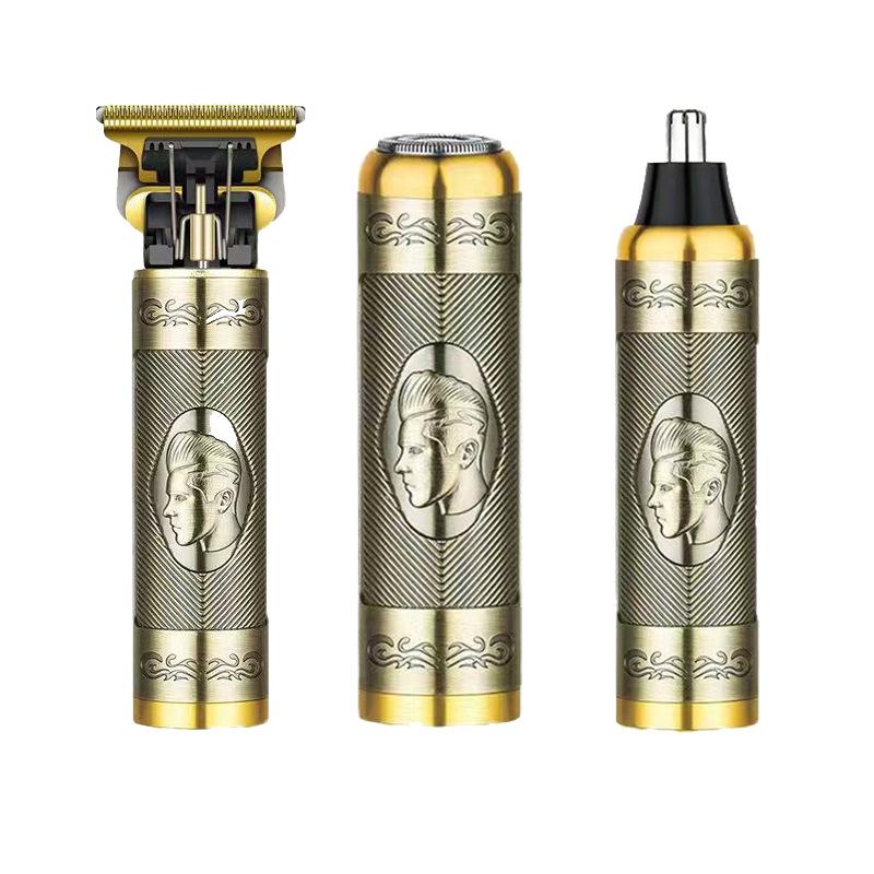 3-in-1 Electric Grooming Kit: Shaver, Hair Clipper & Nose Trimmer