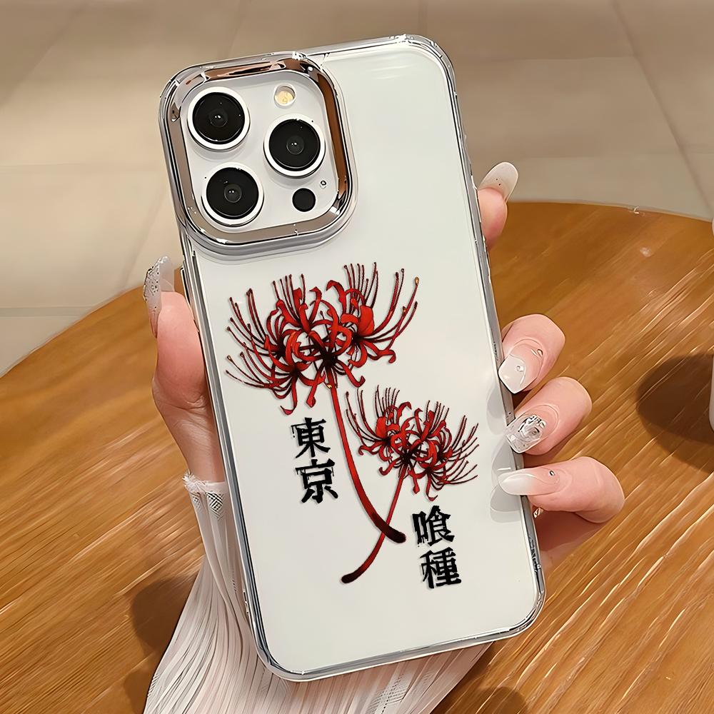 Coque de téléphone Anime Japonais Tokyo Ghoul Pour iPhone 17 16e 16 15 14 13 12 11 mini Pro Max X XR XSMAX 8 7 Air Plus Housse Souple