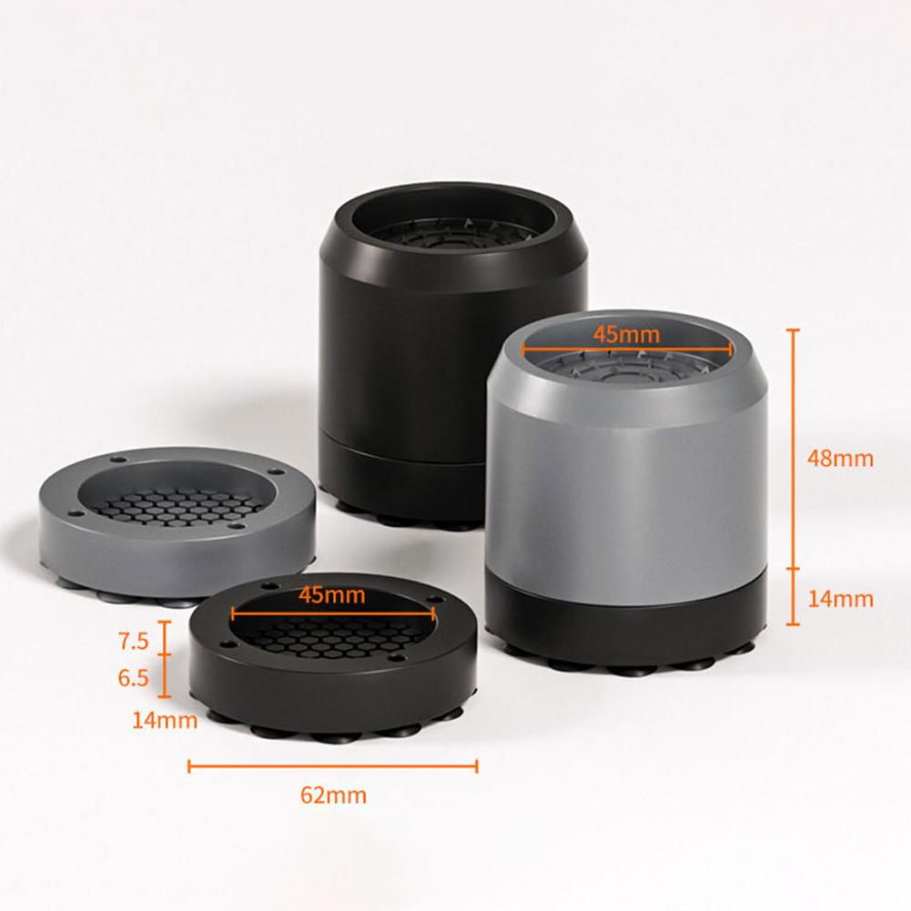 Antivibrationsfötter Tvättmaskinsfötter Vibrationsdämpande kuddar Torktumlare Kylskåp Stötdämpare Ställ Tillbehör