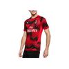 Puma Ac Milan Sport Printed Letter Crew Neck Short Sleeve T-Shirt Men Tops Orange Black 754866-02