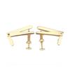 4Pcs Durable Metal Fine Tuners String Adjusters Replacement Parts for 3 4 4 4 Cello(Gold)