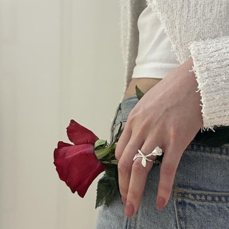 Cerofar NOTHORN RING SILVER