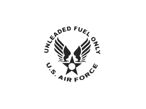 

Cutting sticker US AIR FORCE FUEL Matte Black 10cm 2 pieces Fuel filler sticker