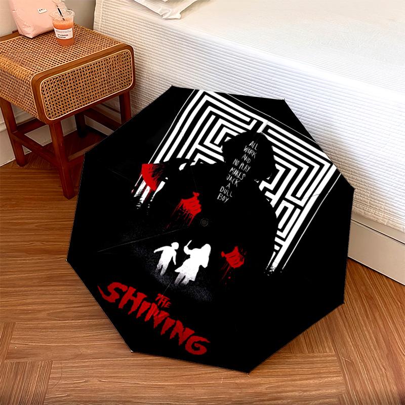 1 PC Automatic Folding Umbrella - Cartoon Pattern, Portable & Foldable Design with 48 Ribs, Christmas Birthday Gifts
