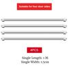 1M Car Door Side Anti-scratch Edge Guard Protection Sticker for Body & Bumper Side Trims Edging Strip Decorative
