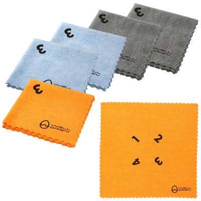 WELL ORIGIN: Microfiber Towel for Car Washing, Edgeless, Microfiber Towel, , Wipes, Set of