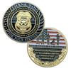 Custom Colored Metal Commemorative Coin and Medal Collection