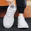 Men's Shoes New Summer Platform Dad Shoes Versatile Breathable Mesh Sports and Leisure Shoes Men's White Tide Shoes