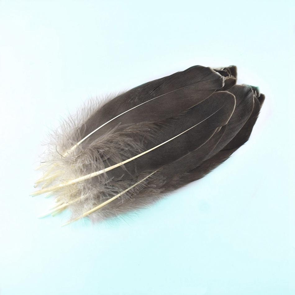 50Pcs Natural Goose Feathers Plume Craft DIY Royal Blue Feather Wedding Party Plumas Jewelry Making Decor Accessories 13-18CM