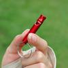 12Pcs Portable Signal Whistles Outdoor Emergency Whistle with Keyring Survival Training Whistle Outdoor Pocket Tool