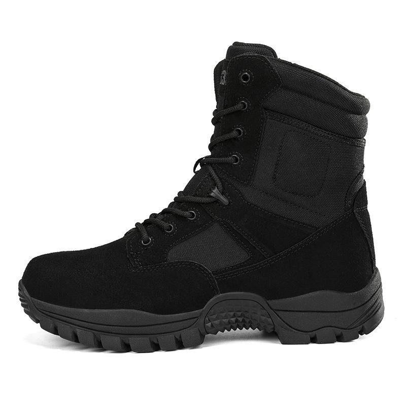Men's Tactical Hiking & Desert Mountaineering Boots: Large Size Military Training Footwear