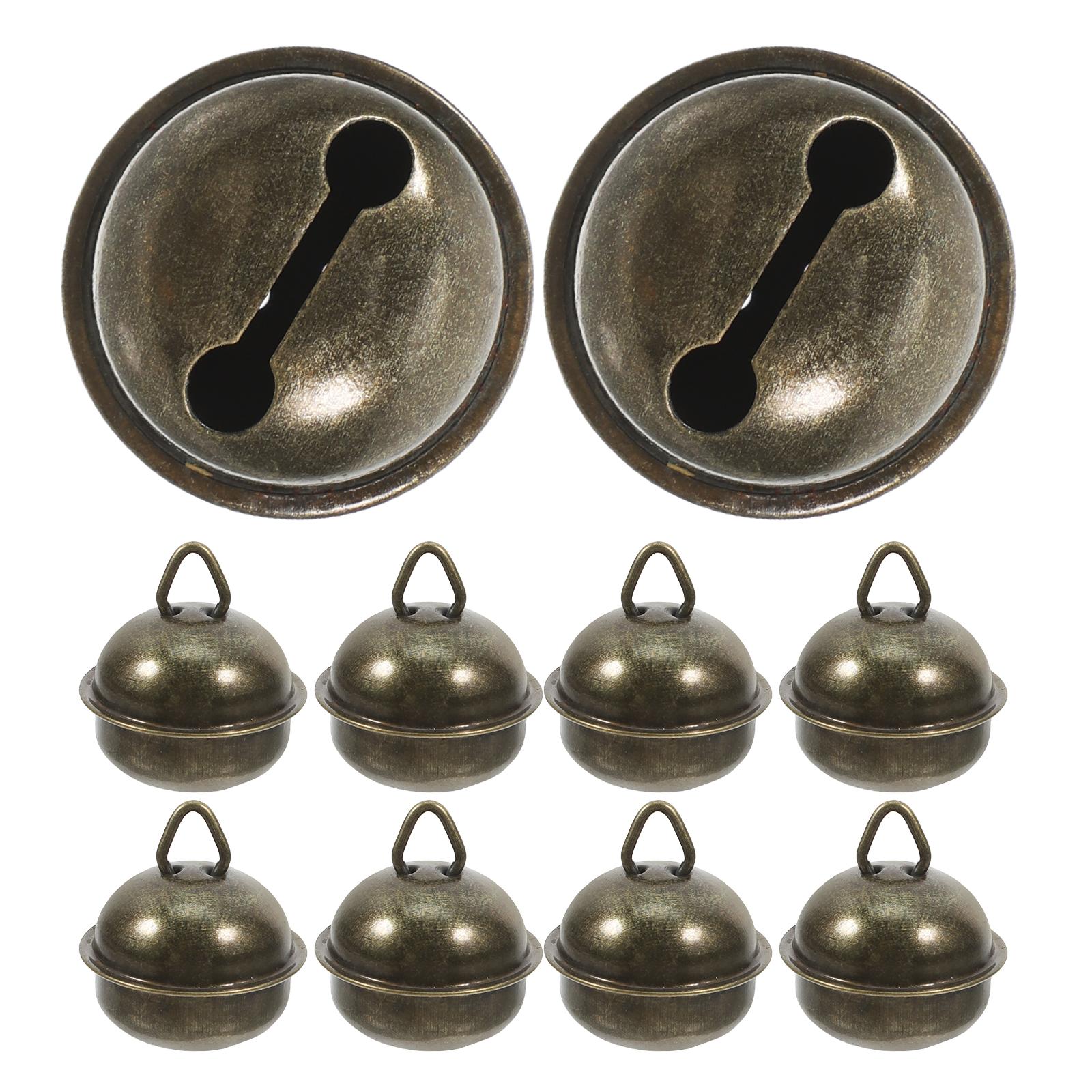 

20 шт. Винтажные кованые железные колокольчики Мини ковбелл для кошки собаки кулон Рождественская гирлянда Сани венок Аксессуары для домашнего декора other