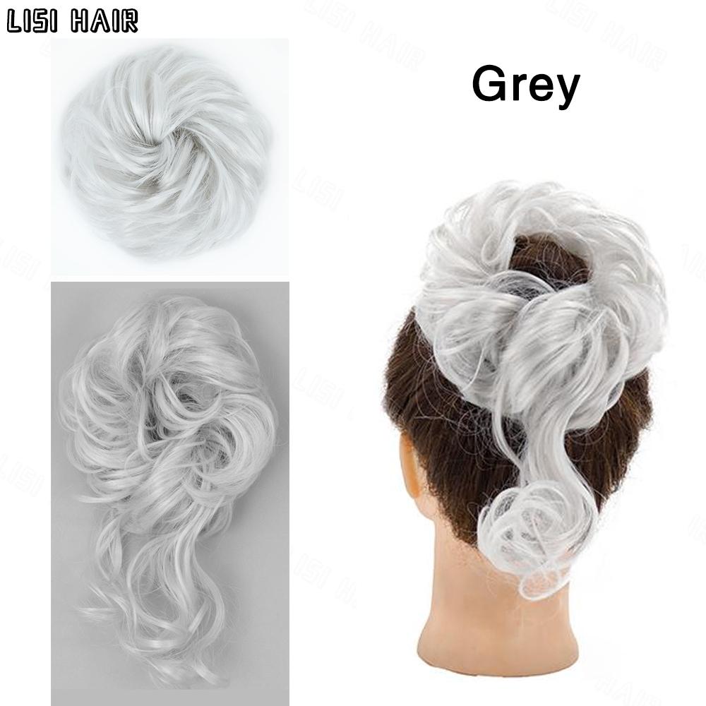 

XINRAN синтетические 2 вида стилей, взлохмаченная прическа, эластичная грязная булочка, резинки для волос, булочка, пончик, хвост, булочка, аксессуары для женщин 20cm