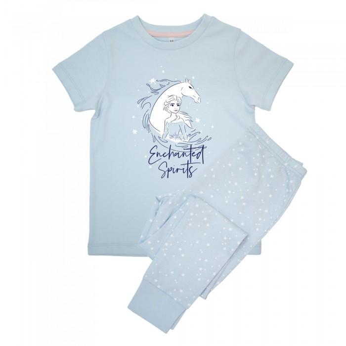 Frozen Girls Enchanted Spirit All-Over Print Short-Sleeved Long Pyjama Set
