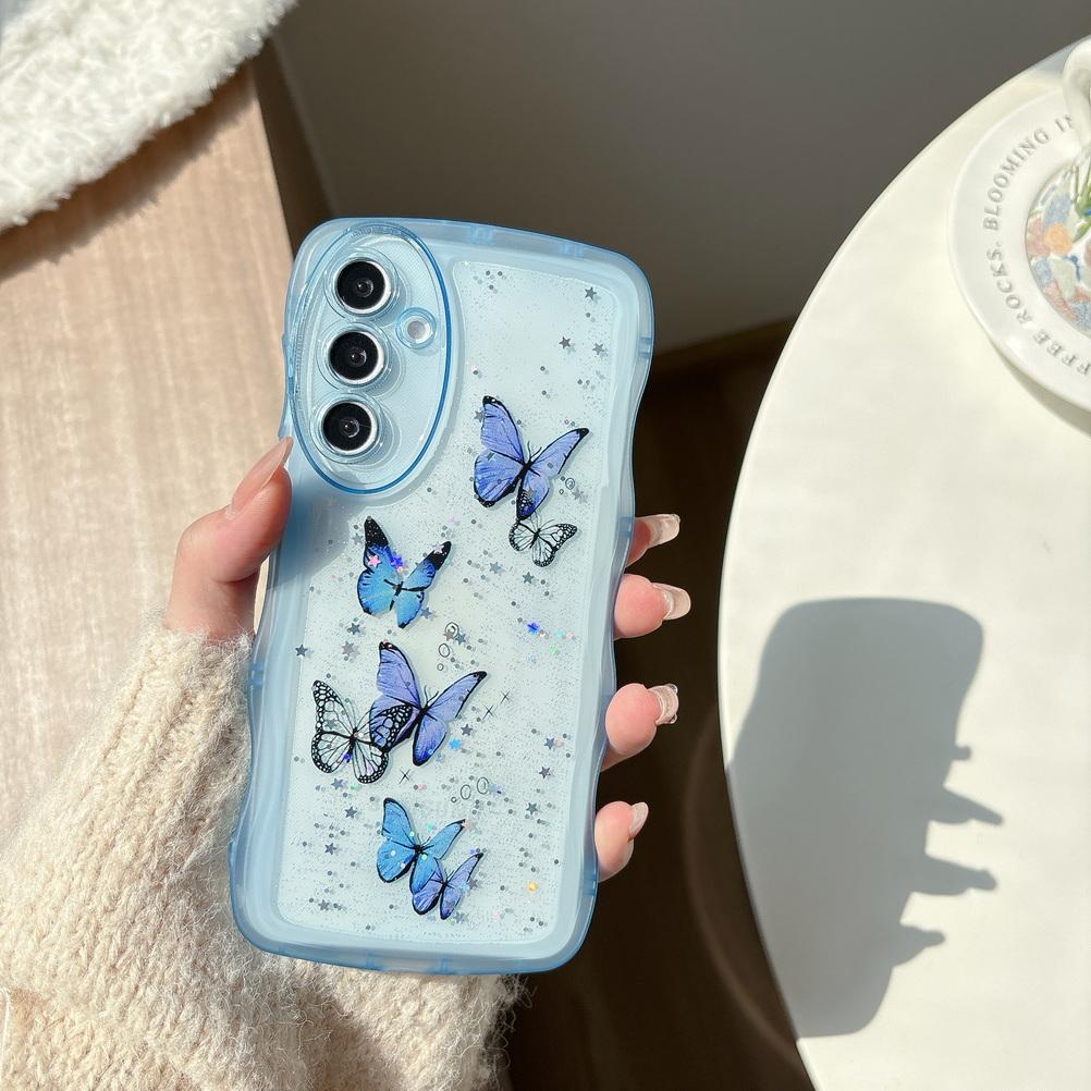 

Чохол Butterfly Star Glitter для Samsung A56 A36 A26 A16 A06 Galaxy A55 A35 A25 A15 A05S A54 A34 A24 A14 A53 A13 A33 A52 Cover Galaxy A16 синій