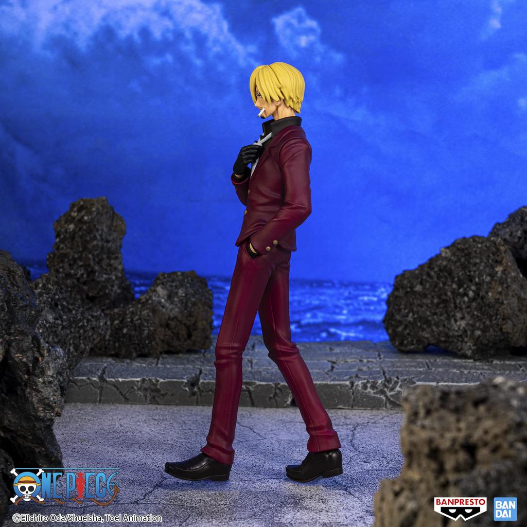 BANPRESTO One Piece Sanji Bandai Spirits The Shukko Figure, Medium, BP88184