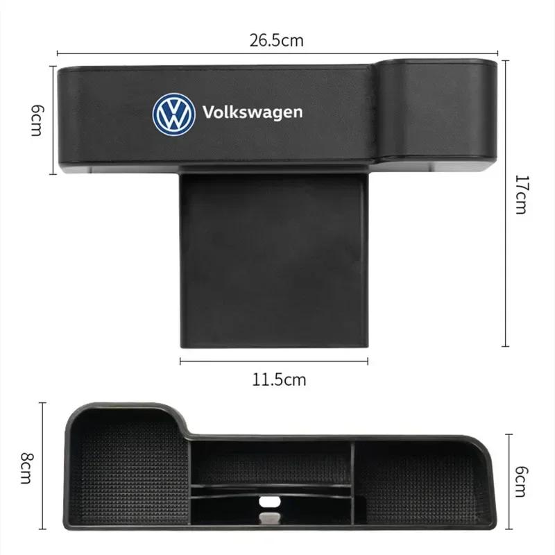 2026 Hot For Volkswagen VW For Volkswagen Golf 5 MK6 7 Polo Passat Bora Jetta Tiguan CC Scirocco Lavida ABS Car Seat Gap Storage