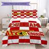 Benutzerdefinierter Name 1. FC Union Berlin Bettwäsche, Steppbett Set Bettbezug Kissenbezug Zuhause Geburtstagsgeschenk(1 Bettbezug + 2 Kissenbezüge, ohne Füllung)_xia