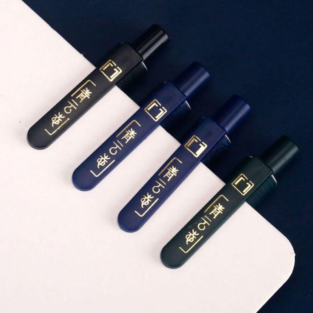 4pcs/set Chinese Ancient Style Neutral Pen Four Beasts Signature Pen Ancient Style Gel Pen Writing