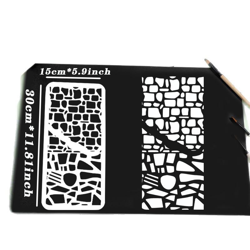 Cross-Border Music Wall Painting Hollow Template