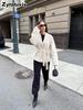 Long Sleeve Velvet Jacket for Women Autumn Winter Casual
