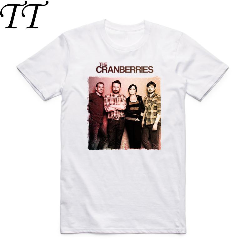 Printing The Cranberries Music Band T-shirt Harajuku Casual O-Neck Short Sleeve Dolores O'Riordan Tshirt Fitness Men HCP4377