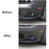 Car Front Fog Light Lamp Ring Cover Trim for Dodge Challenger 2015+ Purple