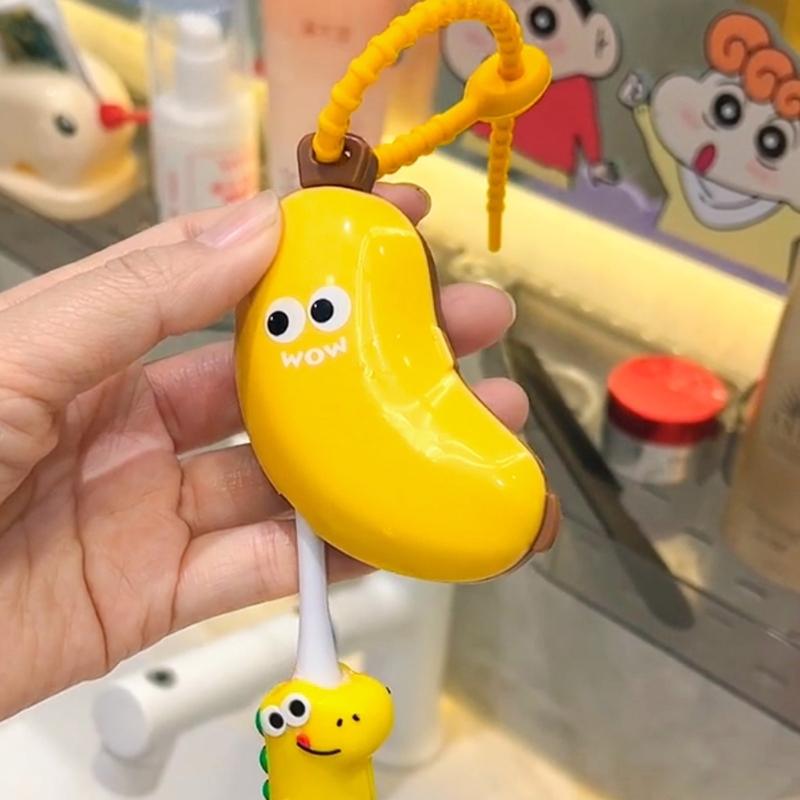 User Friendly ABS Silicone Toothbrush Holders Cover Compactly Hygienic Case Dustproof Seal For Homes Outdoor Use