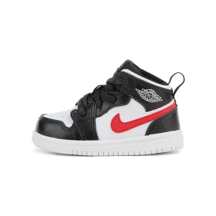 

New Jordan 1 Mid Multi-Color Swoosh TD 640735-052 23.5