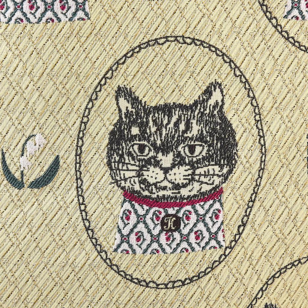 Tote Bag Parlor Gobelin Tote Bag for Women 258160 Yellow [Kusuguru Japan] Suzuran-do