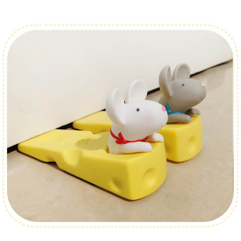 Cute Animal Door Stoper Punch Free Silent Prevent Slipping Funny Decorative Door Stopper for Home