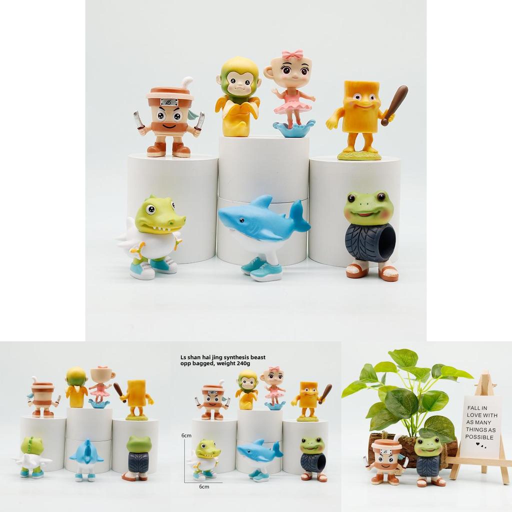 Italiana brainrot Pvc Model Ornament With Unique Designs For Gift And Display