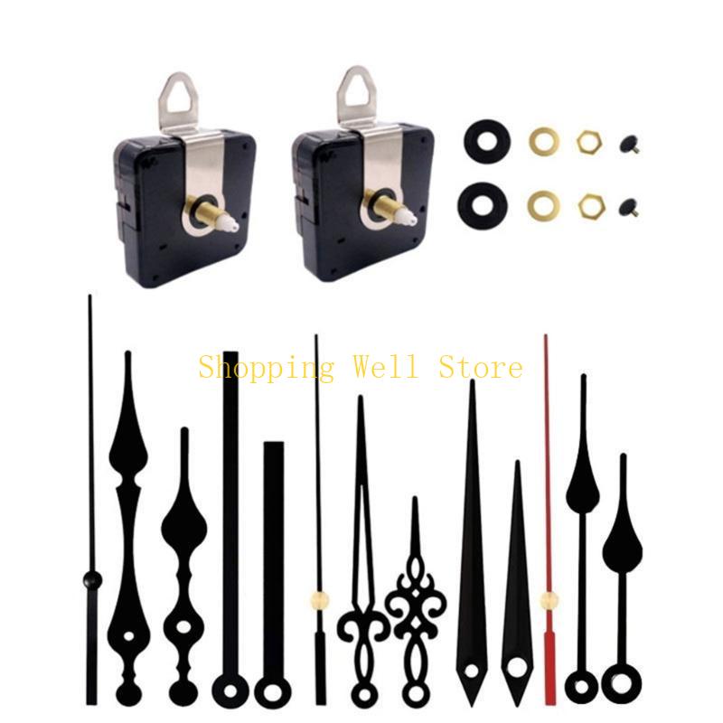 KX4B Delicate Clock Movement Mechanism Set for 7-9mm Thickness Clock Panel Wall Clock Ornament DIY Repair Parts Replacement