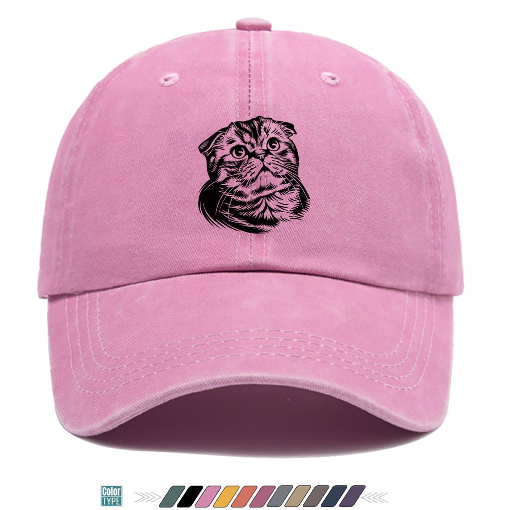 Pc Abstract Art Dog Face Pattern Printed Baseball Cap Trendy Design Unisex Adjustable Duckbill Hat Fashionable Street Style