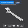 Adjustable Multifunctional Large-Opening Self-Tightening Short Handle Wrench for Plumbing