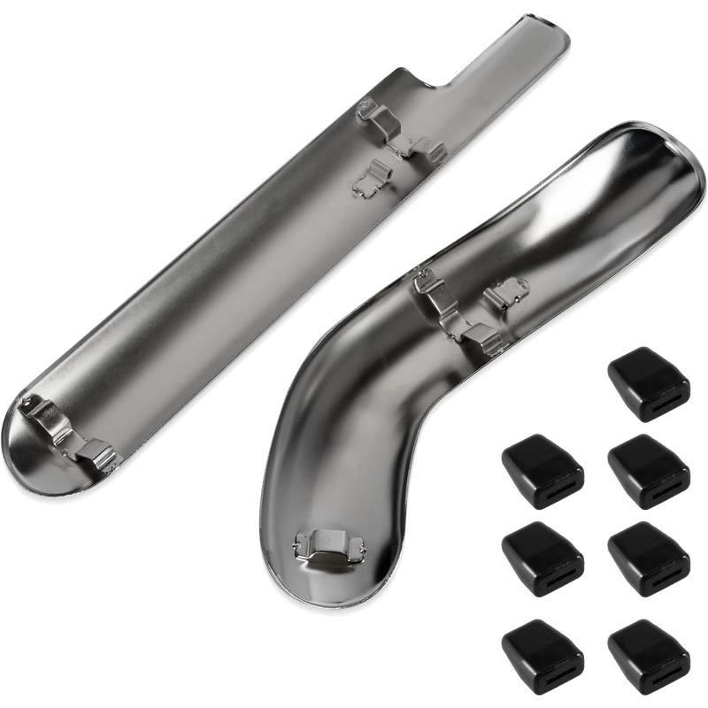 Motorcycle Exhaust Heat Shield Cover Exhaust Pipe Heat Protector for Honda Shadow VT 400 750 VT750 VT400 1997-2003