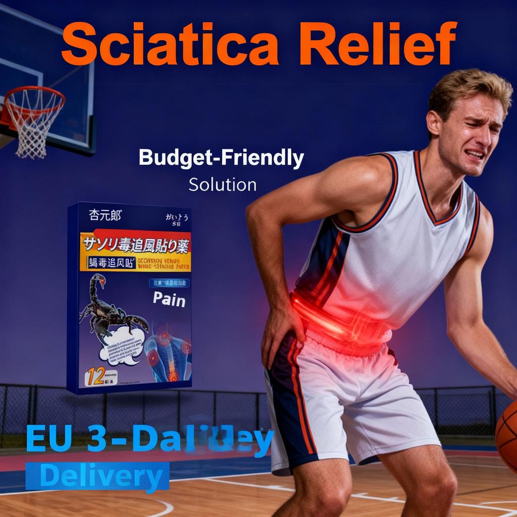 Natürliches Kräuter-Lendenwirbelpflaster - Hautsicher, sanfte Linderung bei Ischias