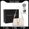 Leather High-end Diamond Women's Bag, New Soft Leather Versatile Oblique Span Bag Chain, Shoulder Women's Bag, Small Bag.