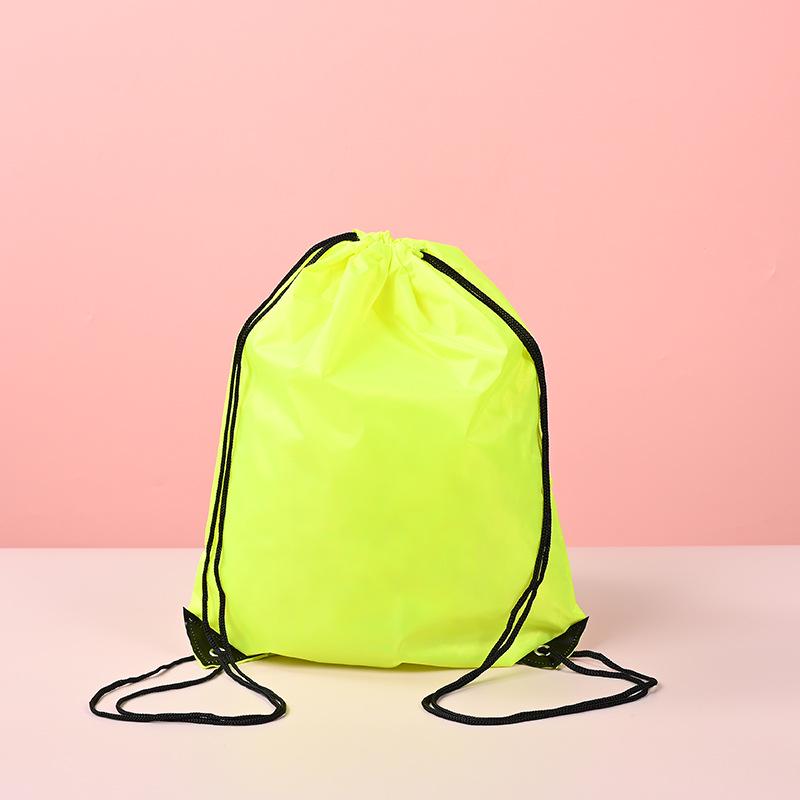 Waterproof Polyester Drawstring Sports Backpack for Outdoor Use