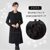 Piena Women's Formal Bag, Lightweight Polyester Chiffon with Floral Motif, Black, Perfect for Weddings, Funerals, and Other Occasions, Available in