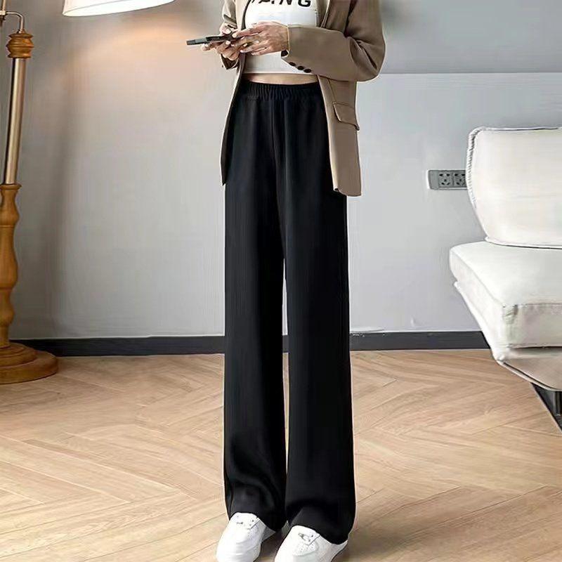 

Women s 2026 Ice Silk Tie-Dye Wide-Leg Pants - Cool Summer Tencel Trousers L 85-110 jin