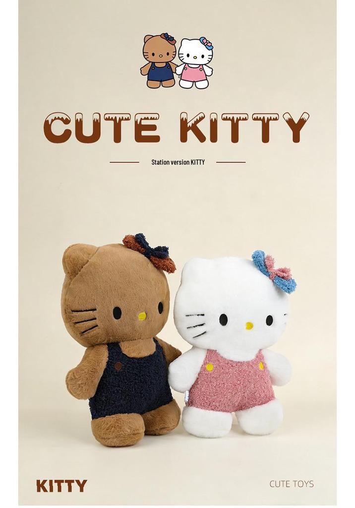 New Hello Kitty Plush Toy with Bow Tie