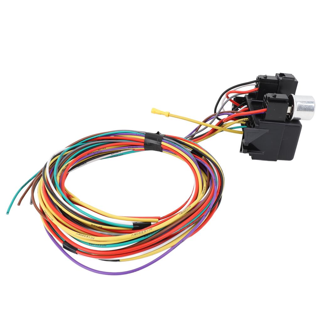8 Circuit Wire Harness Safe Heat Resistant Stable Reliable 8 Circuit Harness Kit For Rat Rods Sand Cars