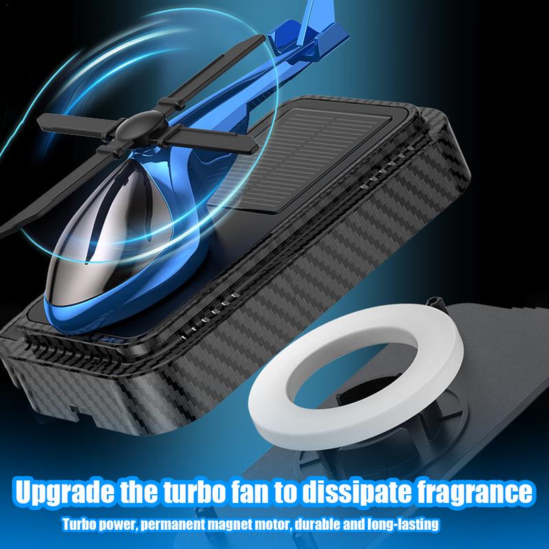 Car Air Freshener Creative Solar Energy Airplane Fashionable Air Freshener Decoration Auto Fragrance Vehicle Air Fresheners