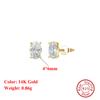 EFFIE QUEEN S925 Silber Ohrringe Exquisites Ohr-Accessoire Mit Perle und Zirkonia Stern, Ovales Herzförmiges Steckerohrring Geschenk APE42
