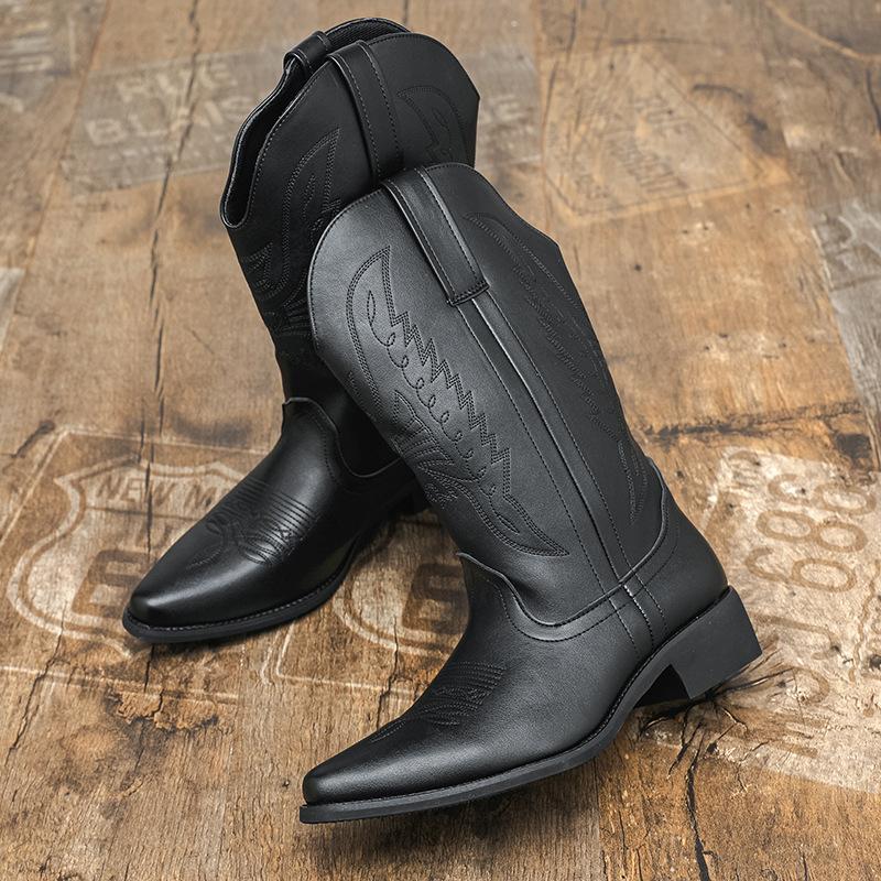 Martin boots large size Chelsea boots British trend casual shoes fashion high top leather shoes foreign trade tooling short boots