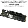 M.2 To PCIE 4X Power Card M.2 To PCIe Adapter Power Power Expansion Card Converter for Computer Accessories