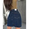Irregular High-Waisted Denim Skirt For Women Spring/Summer Design With Zipper